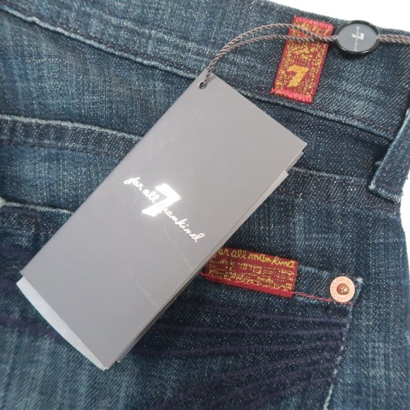 7 FOR ALL MANKIND Dojo Crop Jeans Size 27 NWT - Picture 6 of 6